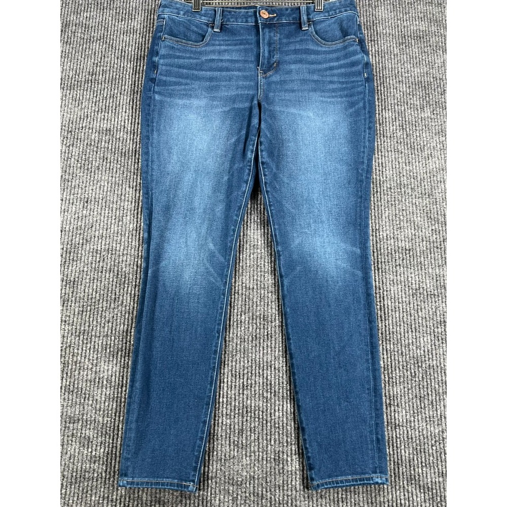 American Eagle Jeans Womens Jegging Size 12 Next Level Stretch Blue Denim